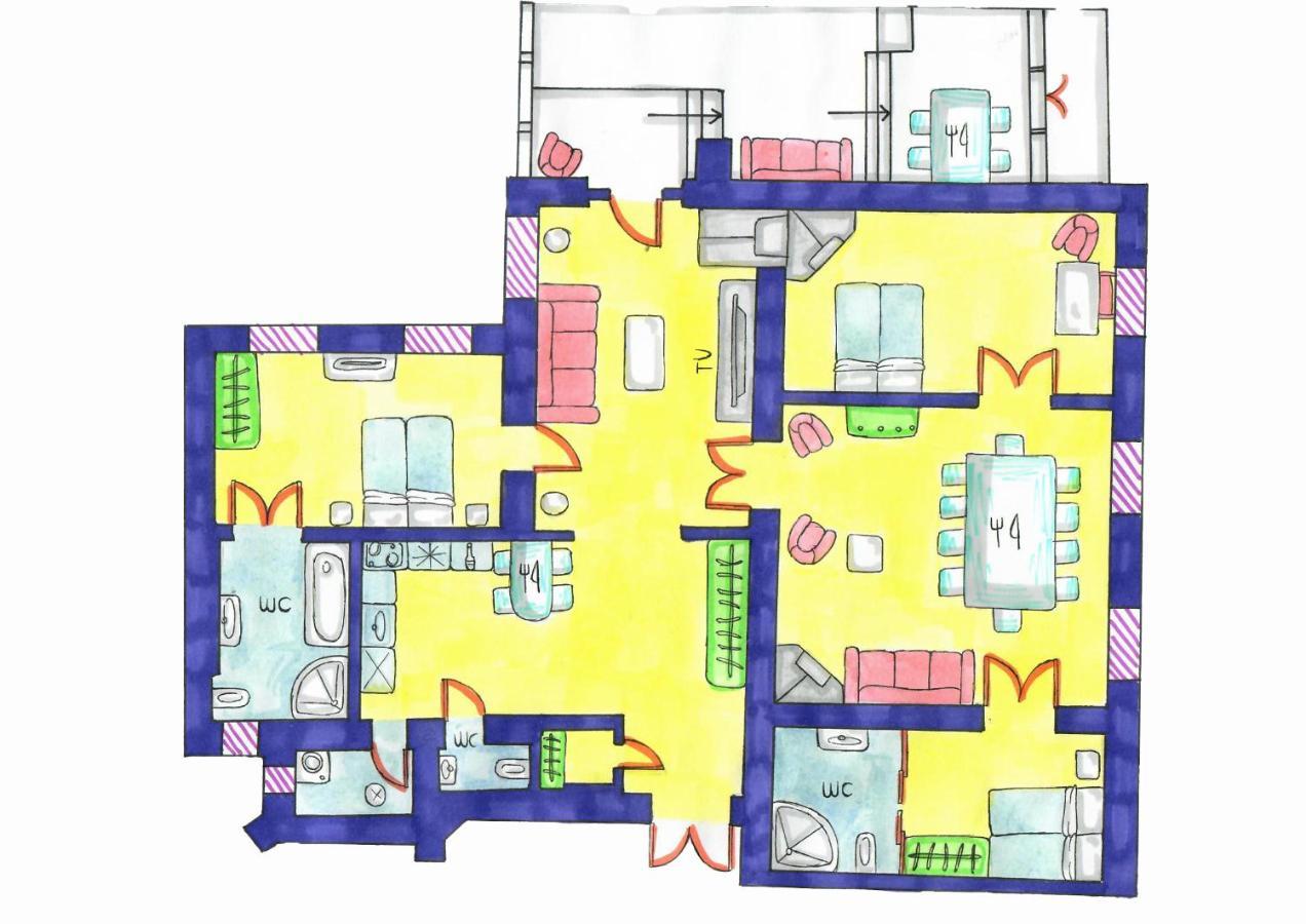 Dandelion Apartment Vecpilsetas リガ エクステリア 写真